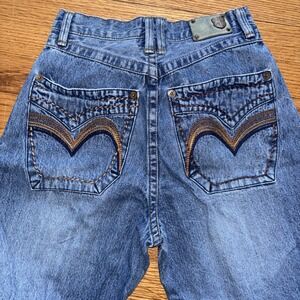 Vintage‎ Paco Jean Company Baggy Y2K Wide Leg Jeans Size 16 Skater Big Pockets